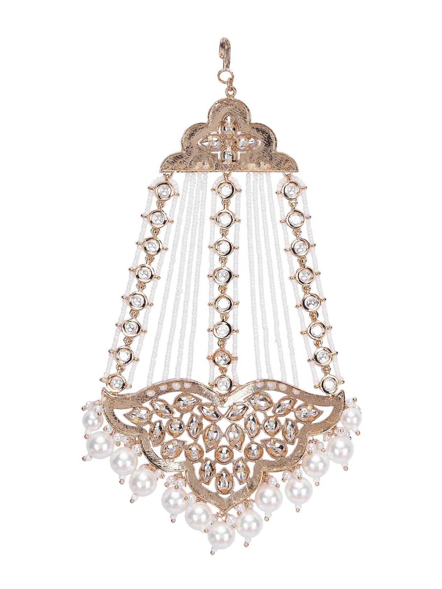 Jadau Paachi Kundan Paasa Jewellery Set - Auraa Trends