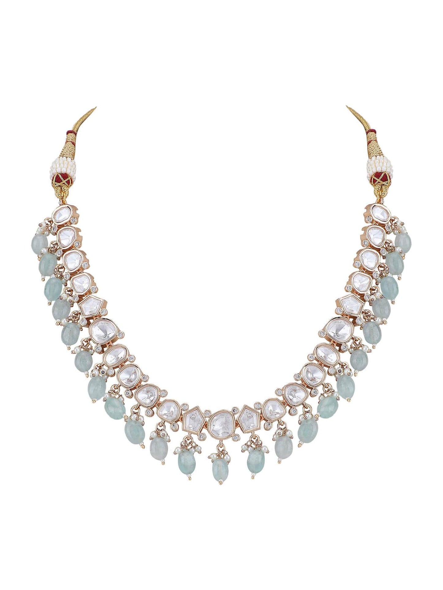 Kundan Classic Necklace Set For Woman - Auraa Trends