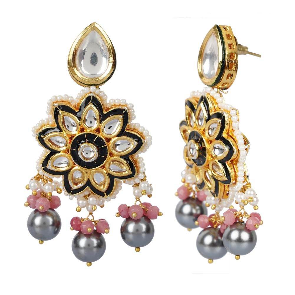 Kundan Multicolour Choker Necklace for Women - Auraa Trends