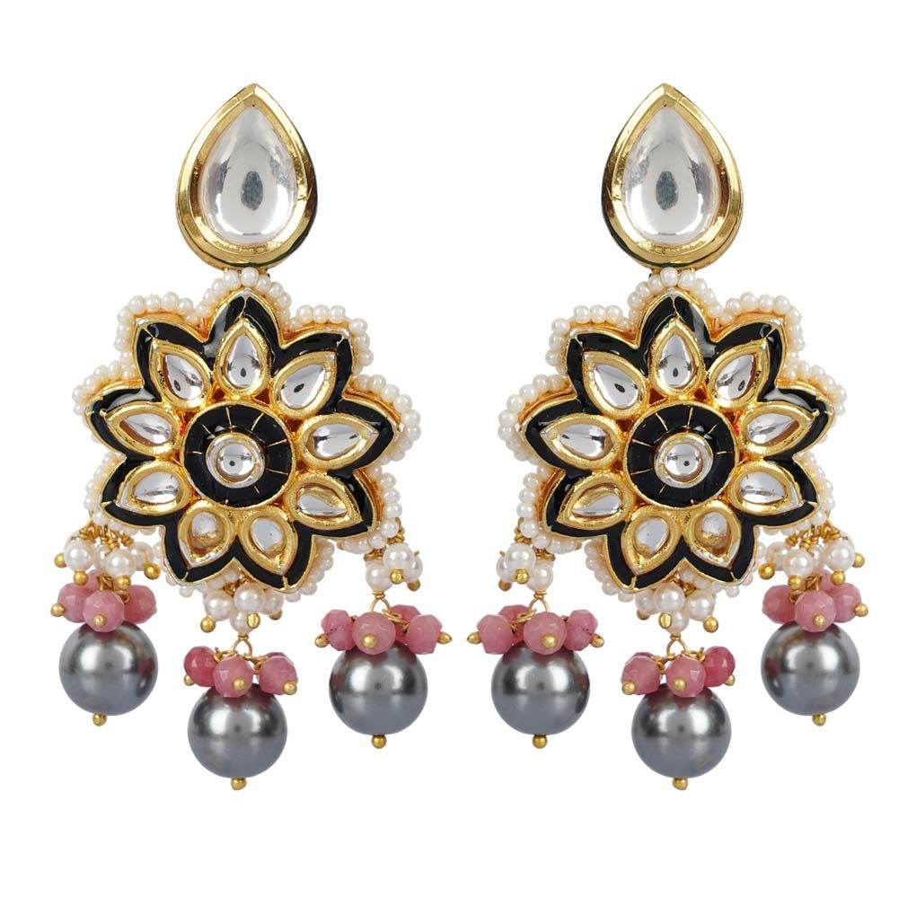 Kundan Multicolour Choker Necklace for Women - Auraa Trends