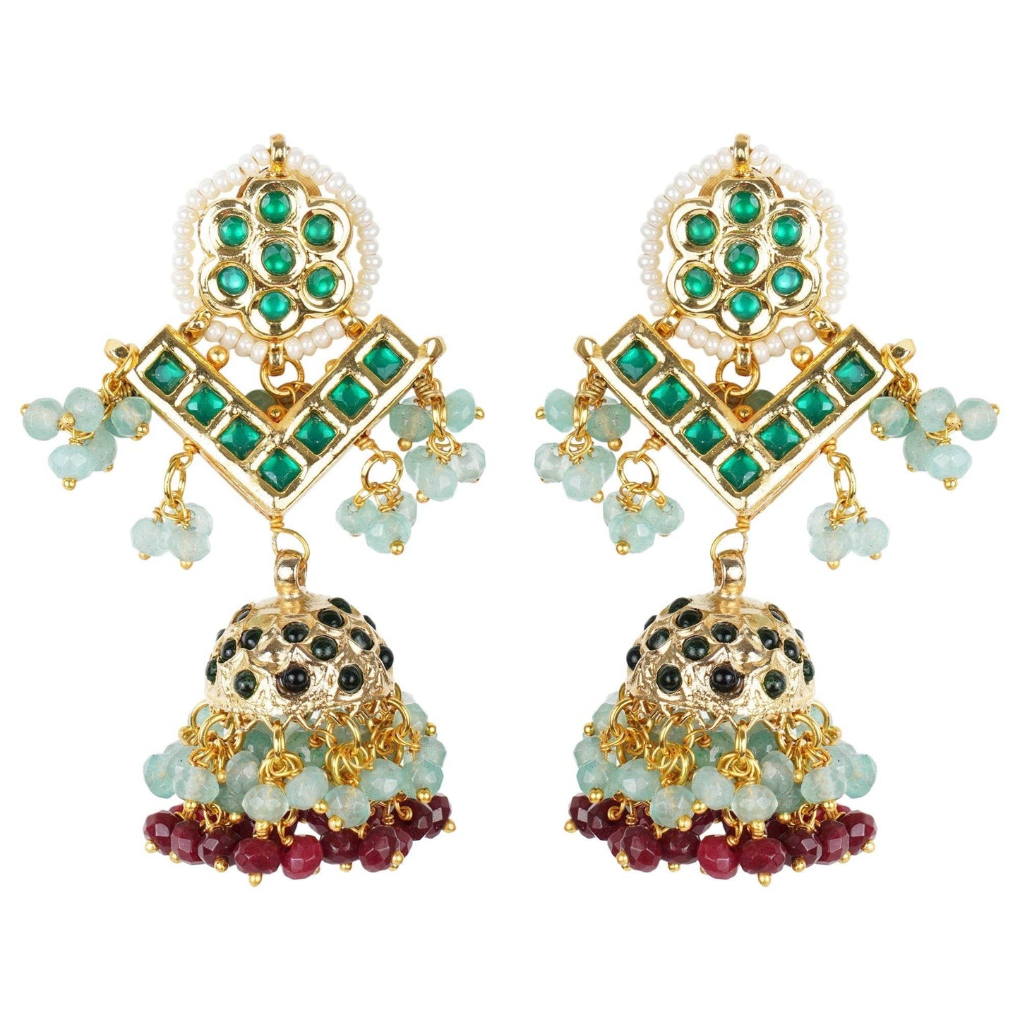 Mesmerizing Kundan Necklace Set - Auraa Trends