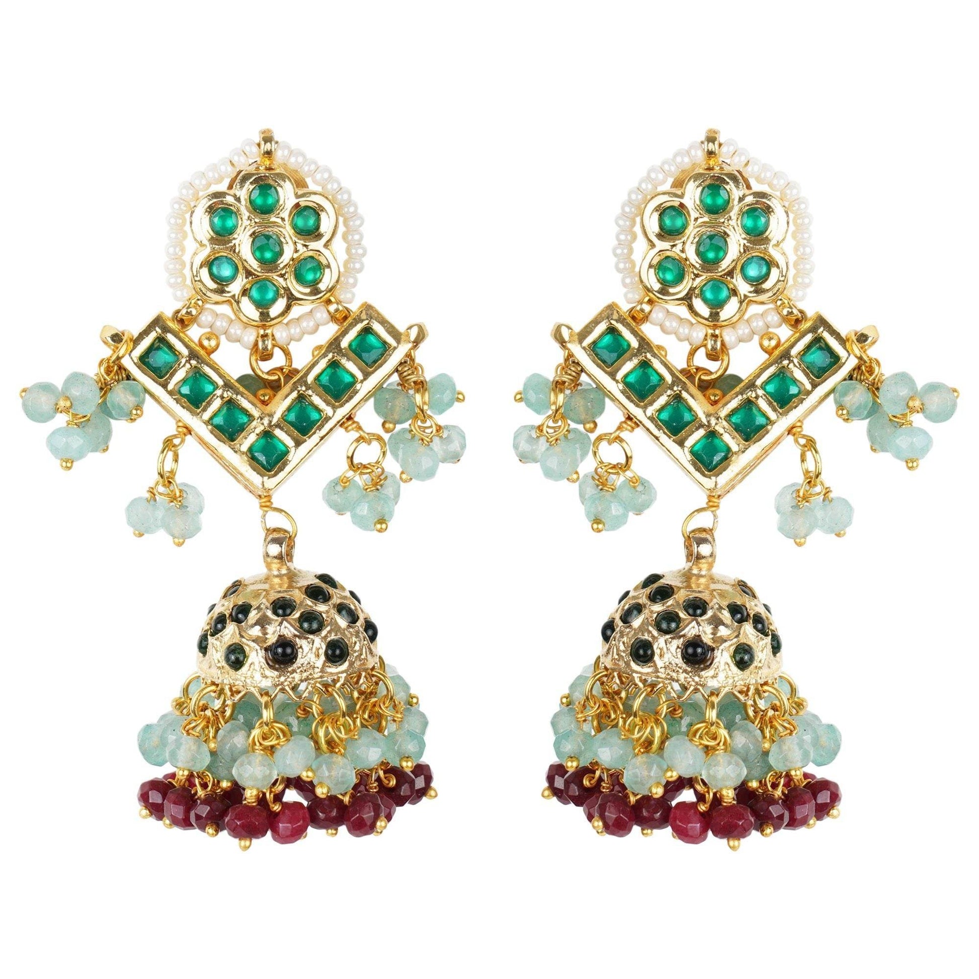 Mesmerizing Kundan Necklace Set - Auraa Trends