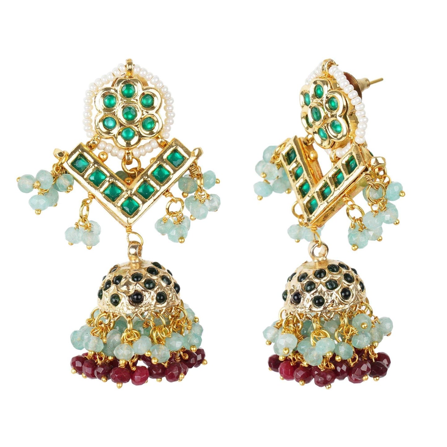 Mesmerizing Kundan Necklace Set - Auraa Trends