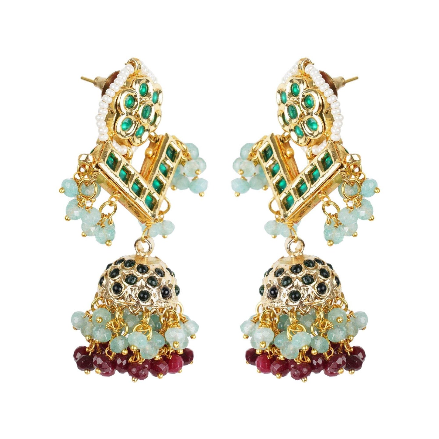 Mesmerizing Kundan Necklace Set - Auraa Trends