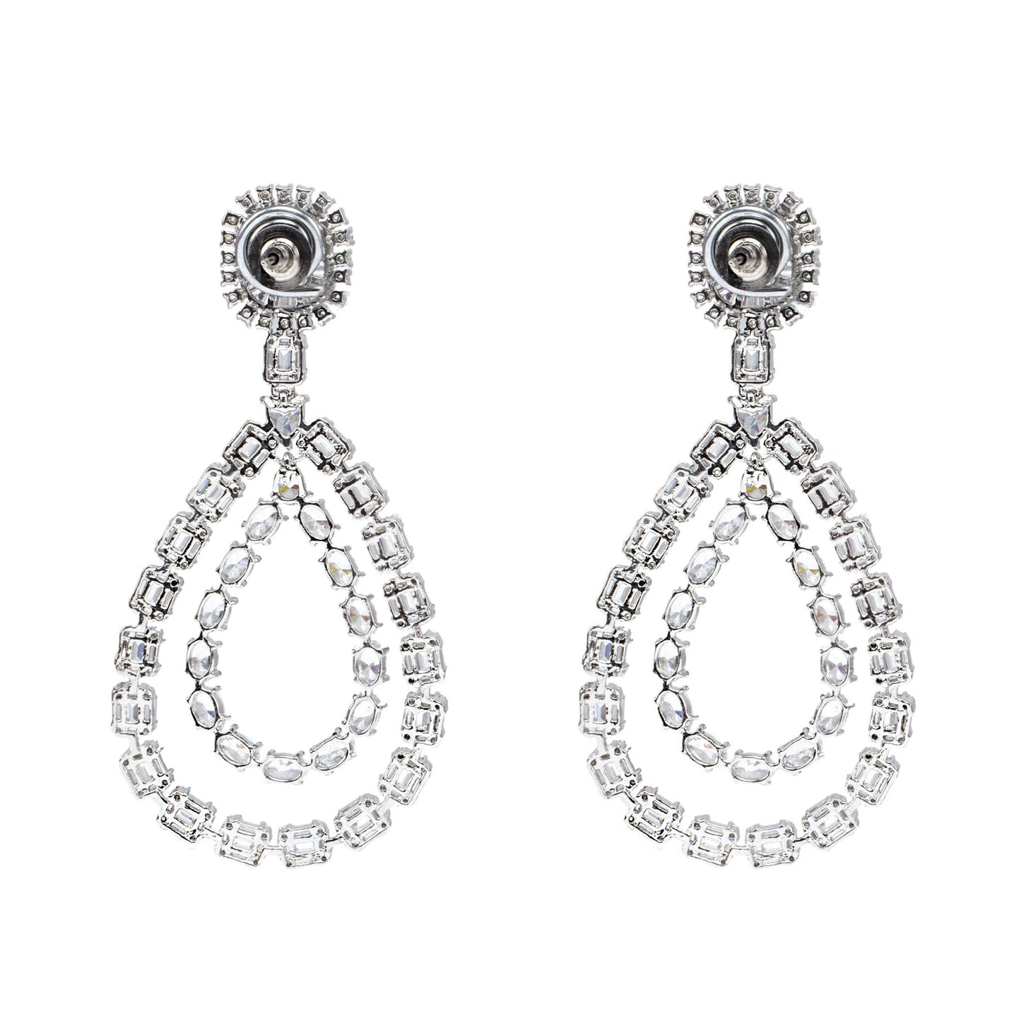 Moissanite Chandelier Earring For Women & Girls - Auraa Trends - Chandelier Earrings - Trends - Moissanite Chandelier Earring