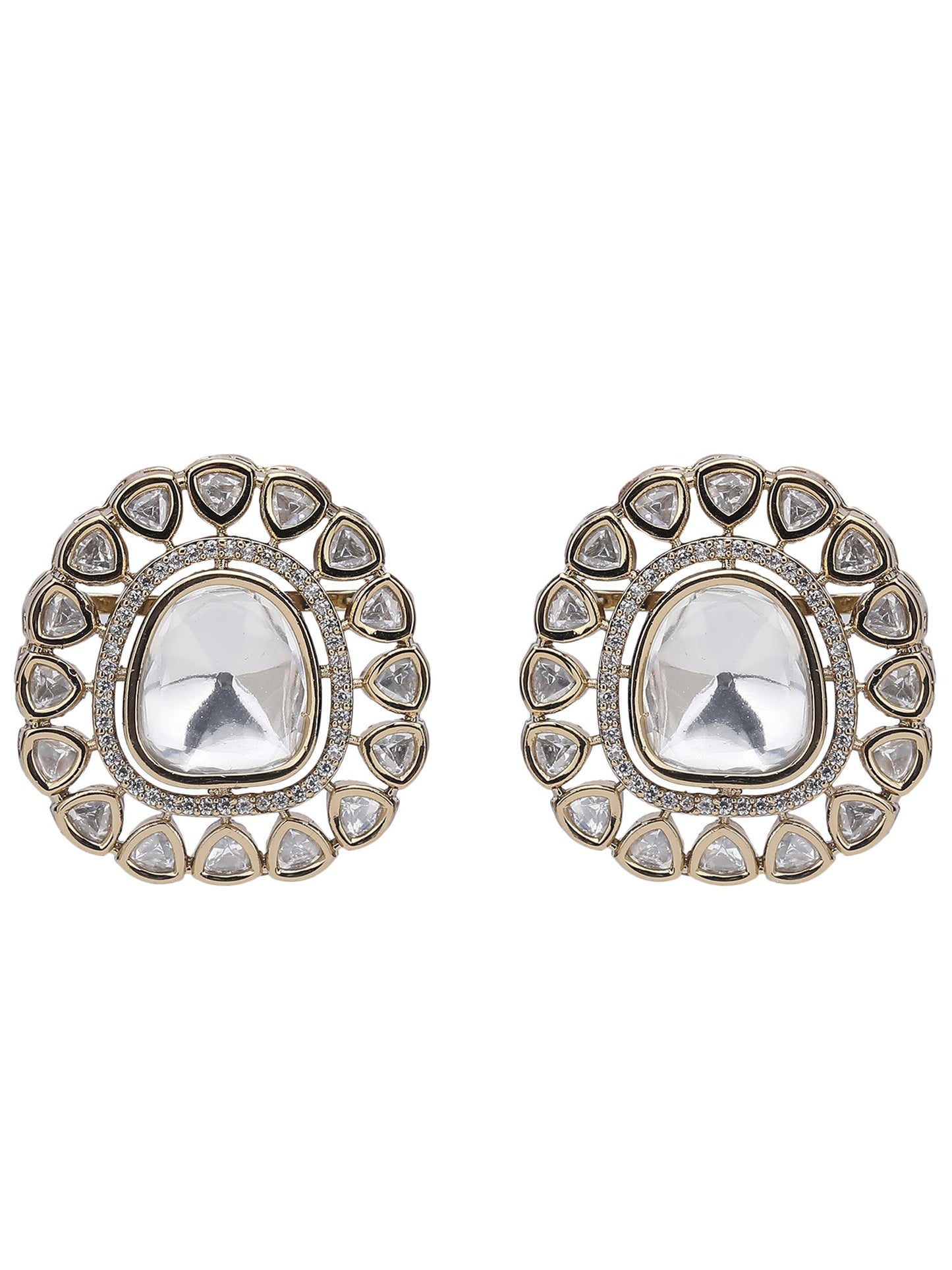 Moissanite Stud Earrings - Timeless Elegance - Auraa Trends - Studs - # - Auraa Trends - Buy Moissanite Stud Earrings
