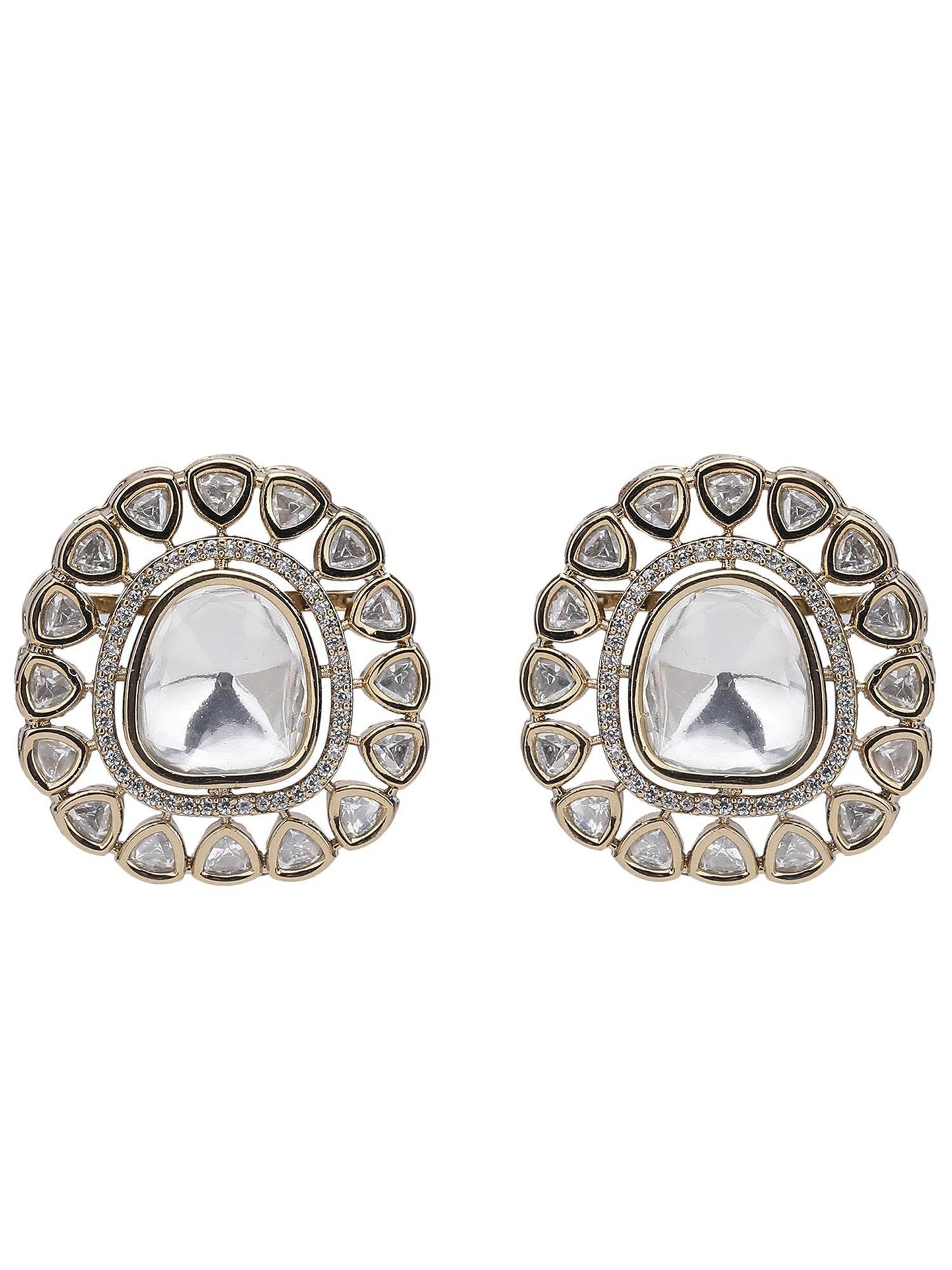 Moissanite Stud Earrings - Timeless Elegance - Auraa Trends