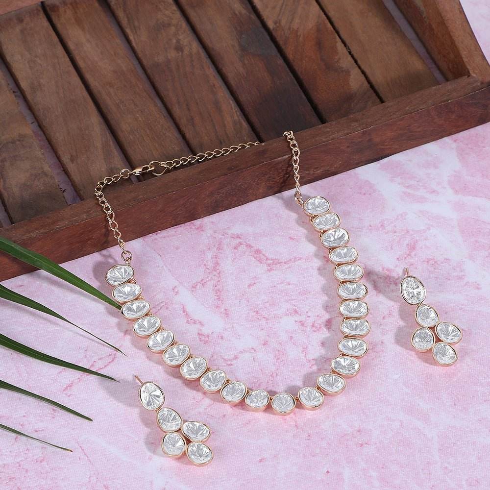 necklace earring set for women - Auraa Trends