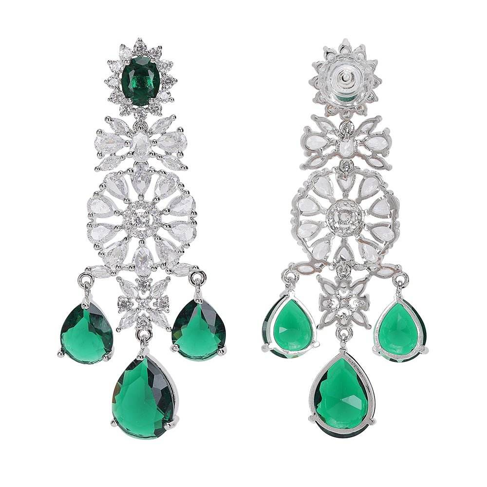 necklace set with earrings - Auraa Trends