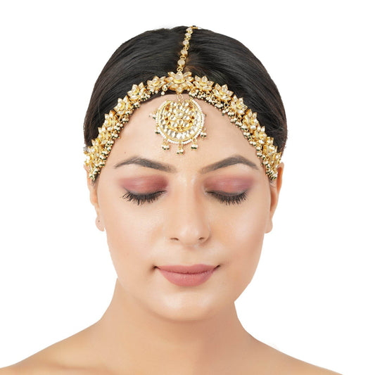 Prestigious Kundan Mathapatti - Auraa Trends