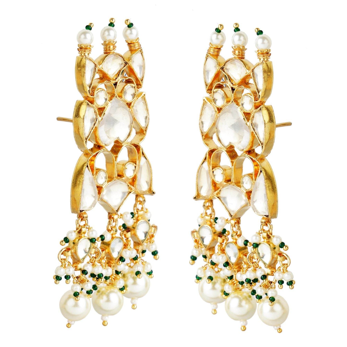 Prestigious Kundan Necklace Set - Auraa Trends