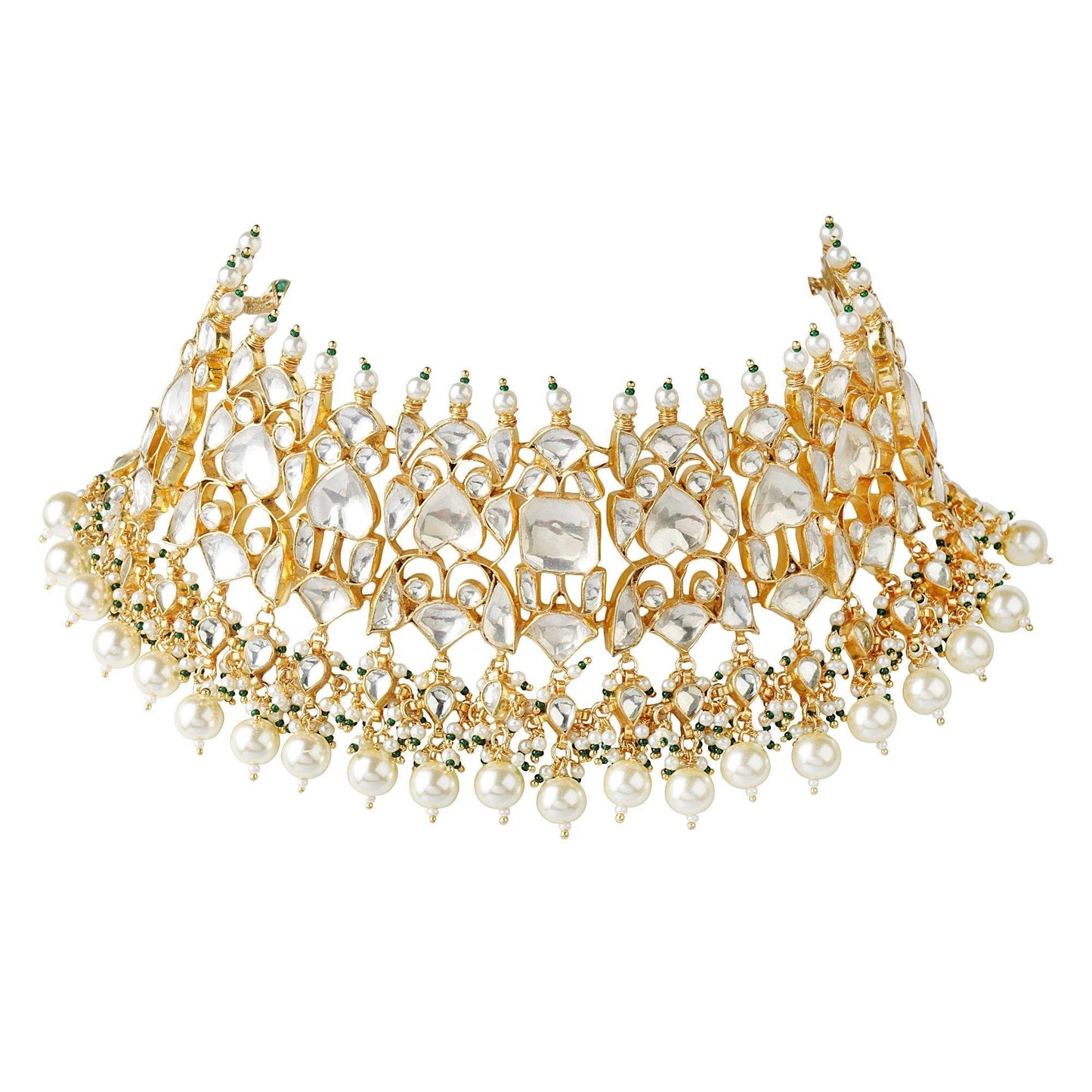 Prestigious Kundan Necklace Set - Auraa Trends