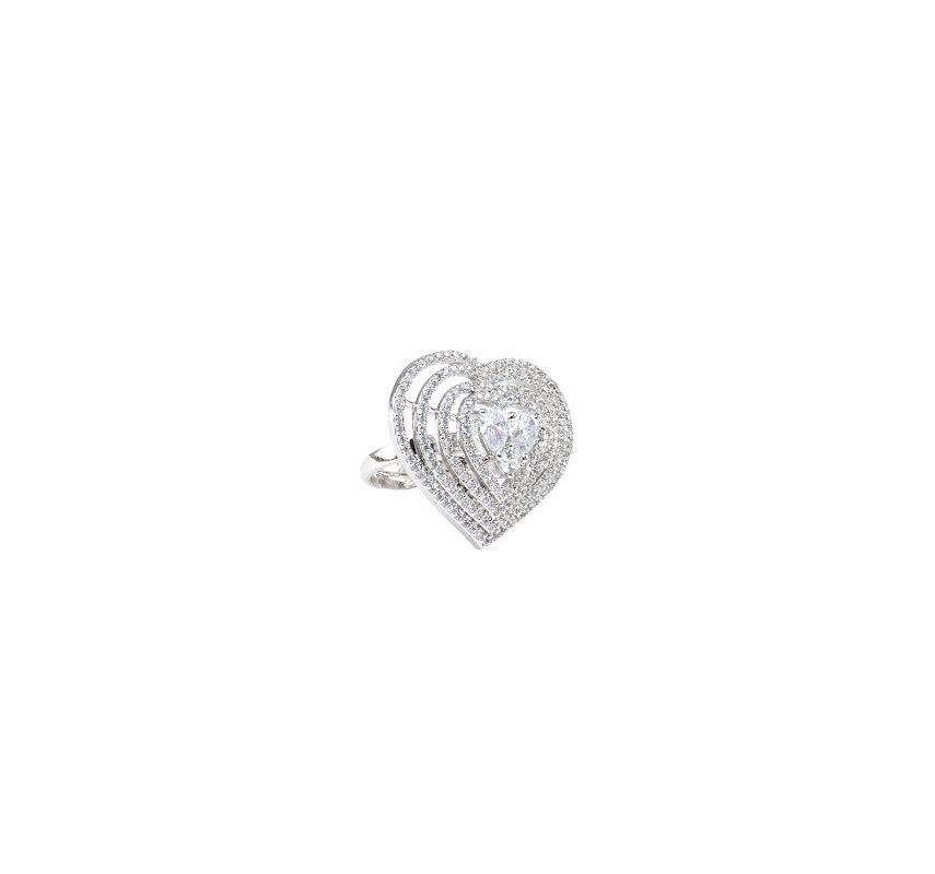 Radiant Heart Ring - Auraa Trends