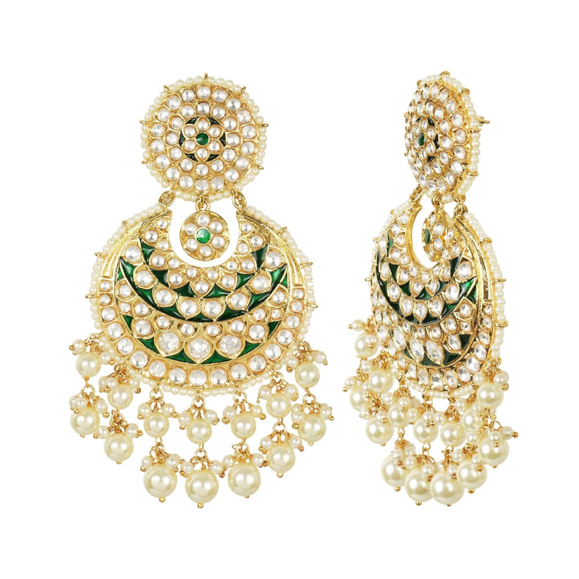 Royal Kundan Chaandbali - Auraa Trends