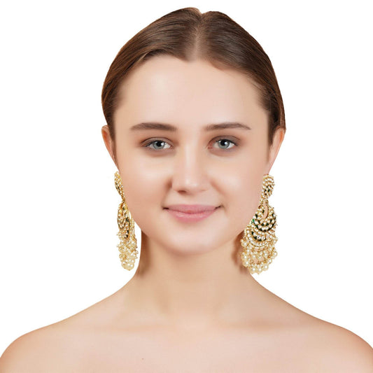 Royal Kundan Chaandbali - Auraa Trends