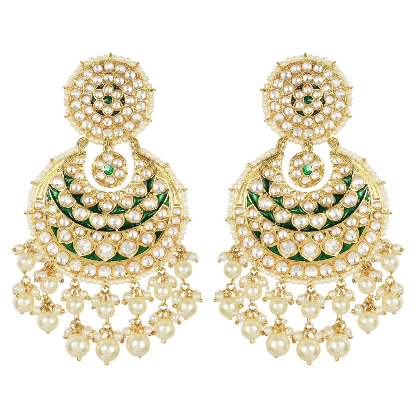Royal Kundan Chaandbali - Auraa Trends