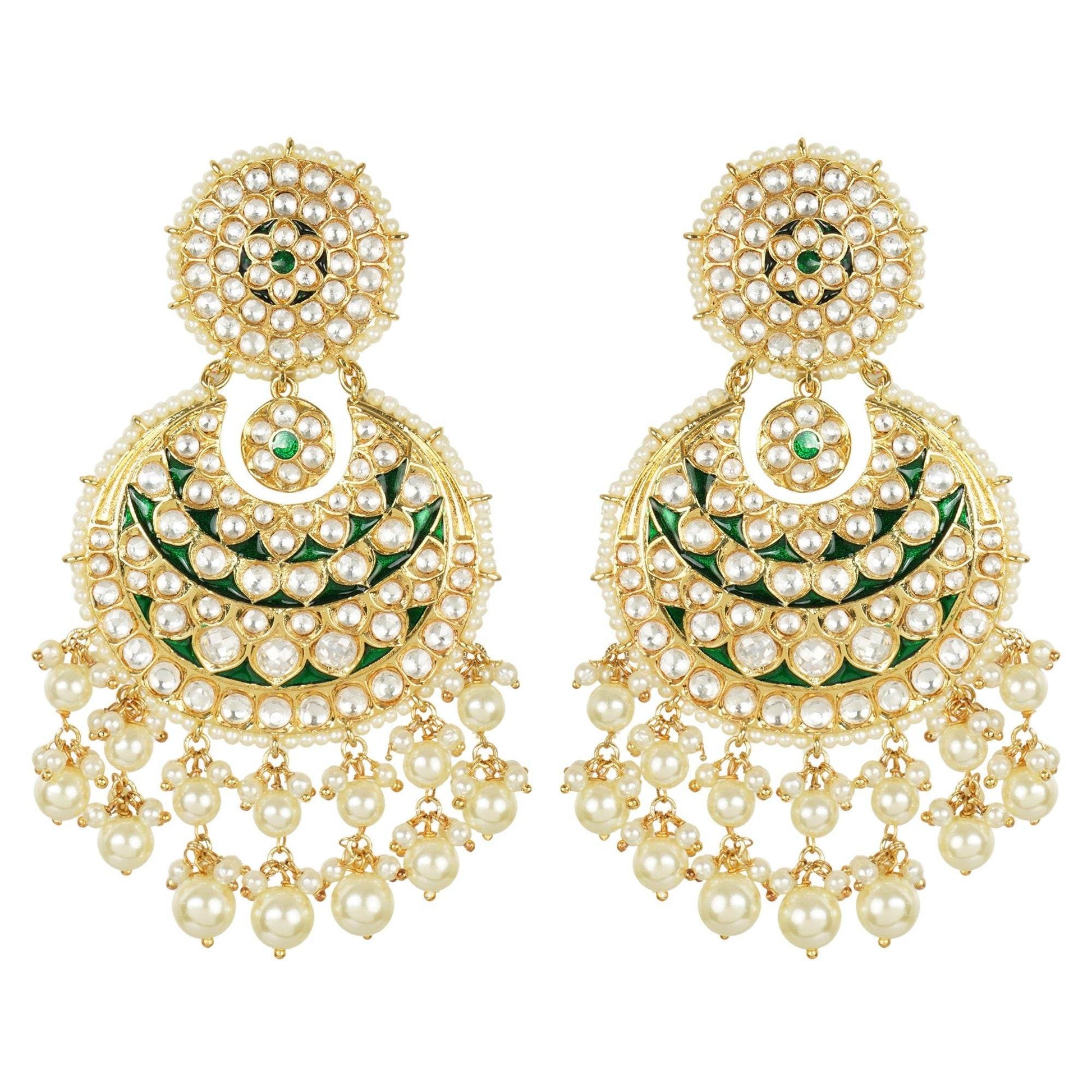Royal Kundan Chaandbali - Auraa Trends