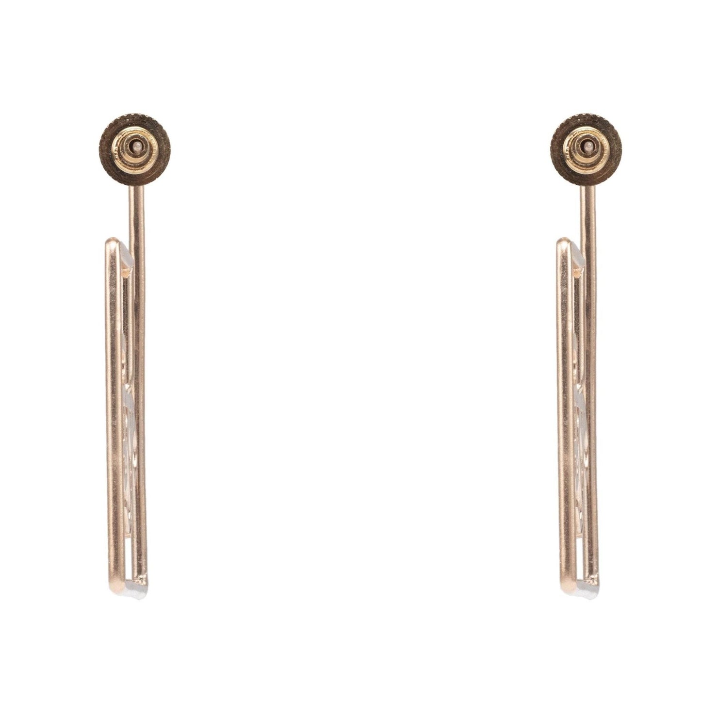 Square Karm Earrings - Auraa Trends