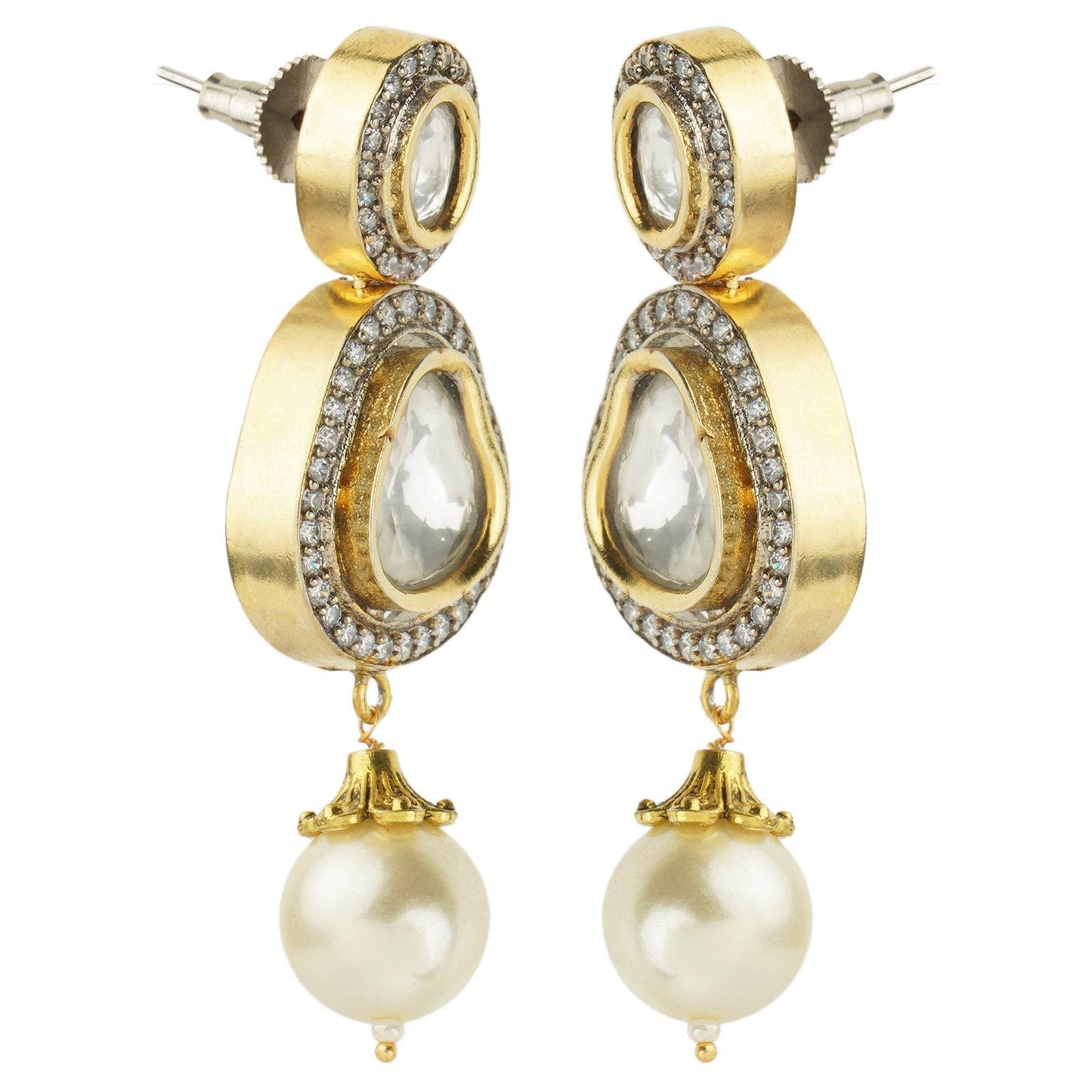 Timeless Kundan Necklace Set - Auraa Trends