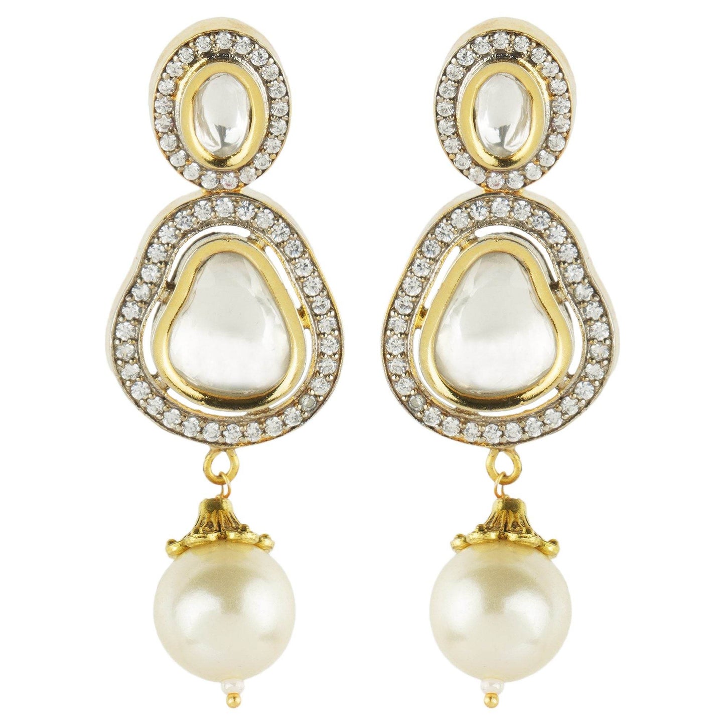 Timeless Kundan Necklace Set - Auraa Trends