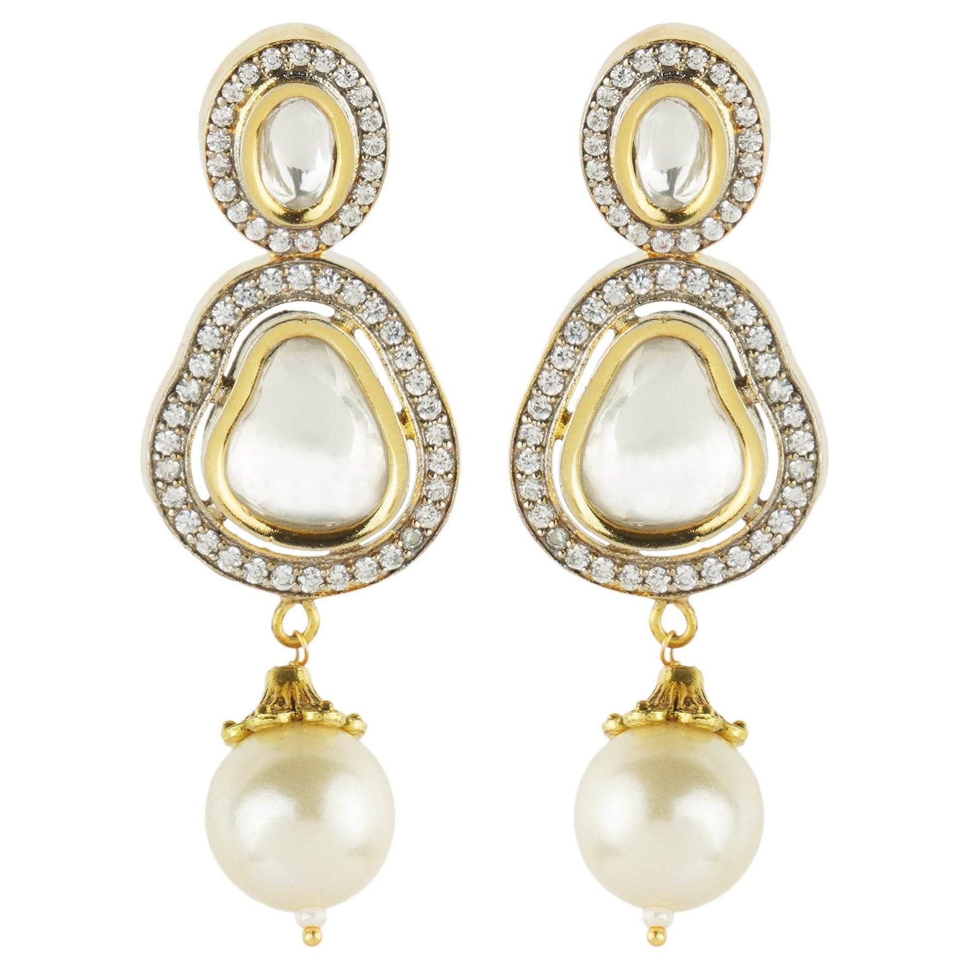 Timeless Kundan Necklace Set - Auraa Trends