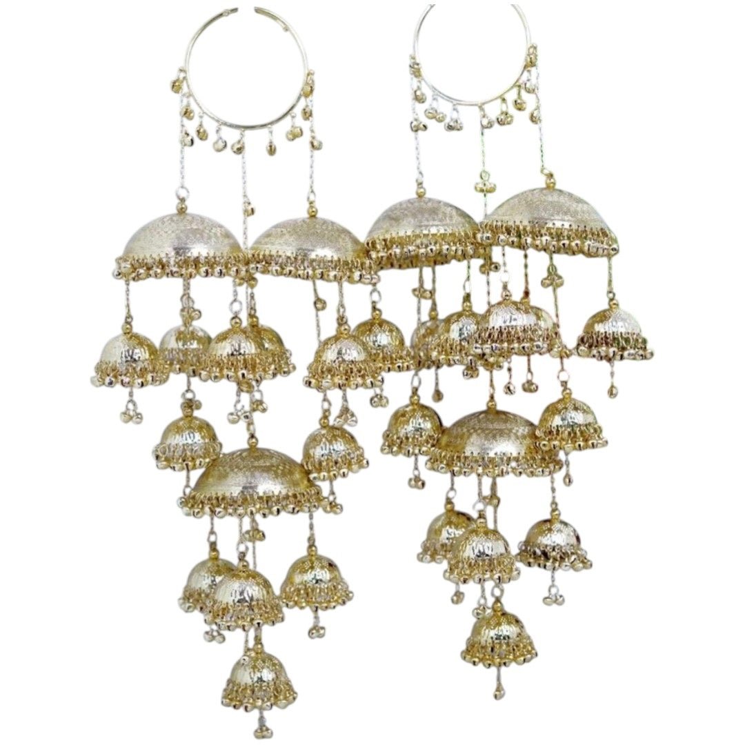 Traditional Gold - Plated Multi - Layered Bridal Kaleere - Auraa Trends - Kaleere - - Auraa Trends - Traditional Gold - Plated Multi - Layered Bridal Kaleere