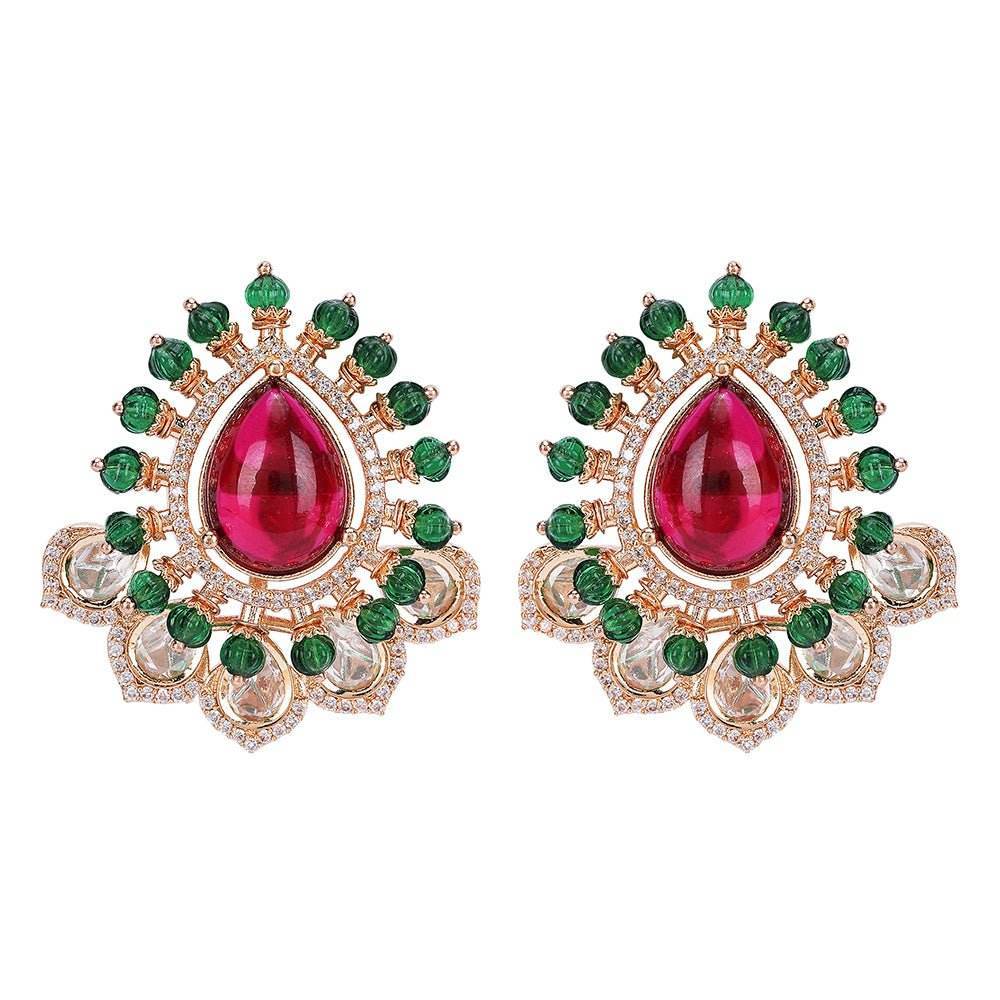 Vintage Necklace Earring Set - Auraa Trends