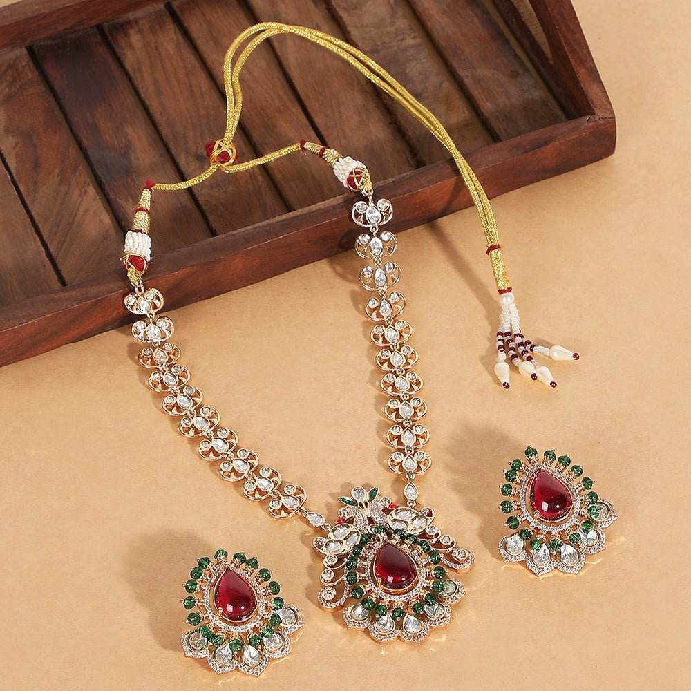 Vintage Necklace Earring Set - Auraa Trends