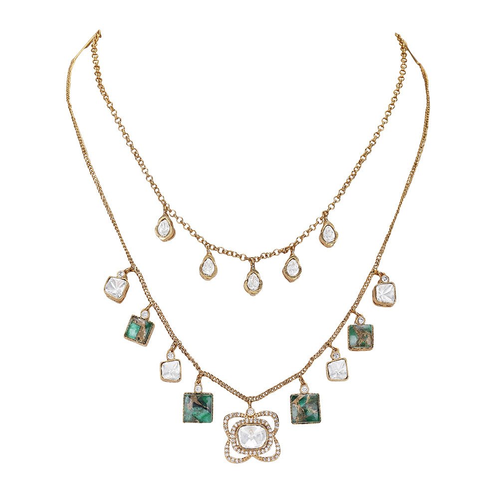 Wedding Jewelry Necklace And Earring Set - Auraa Trends - Necklace Set Trends - Buy Necklace And Earring Set Online In India