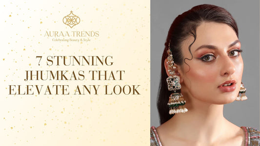 7 Stunning Jhumka Earrings That Effortlessly Combine Tradition and Modern Style - Auraa Trends