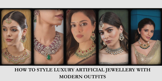 How to Style Luxury Artificial Jewellery with Modern Outfits - Auraa Trends