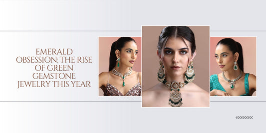 Emerald Obsession: The Rise of Green Gemstone Jewelry This Year - Auraa Trends