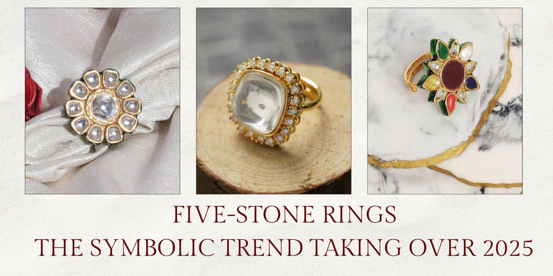 Five-Stone Rings: The Symbolic Trend Taking Over 2025 - Auraa Trends