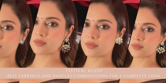Festival Ready: Best Earrings and Bangles Combinations for a Complete Look