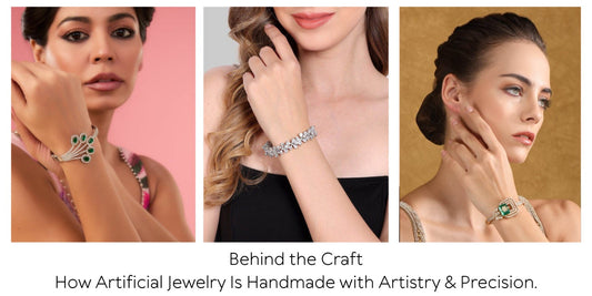Behind the Craft: How Artificial Jewellery Is Handmade with Artistry & Precision - Auraa Trends