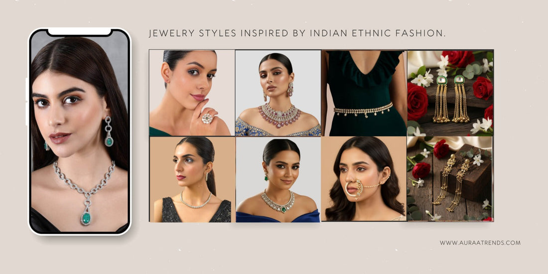 Jewellery Styles Inspired by Indian Ethnic Fashion - Auraa Trends