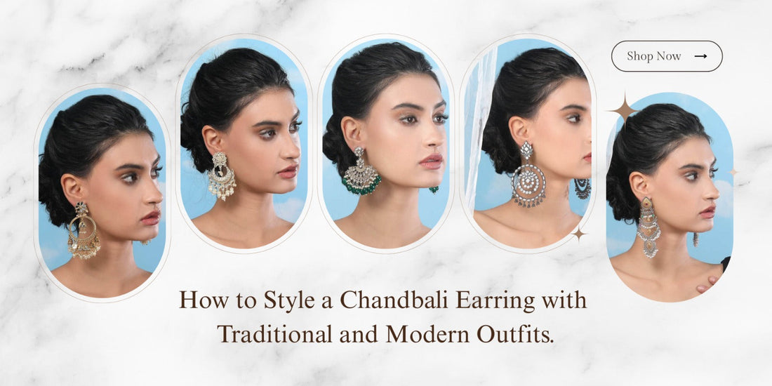 How to Style a Chandbali Earring with Traditional and Modern Outfits - Auraa Trends