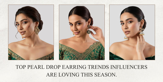 Top Pearl Drop Earring Trends Influencers Are Loving This Season - Auraa Trends