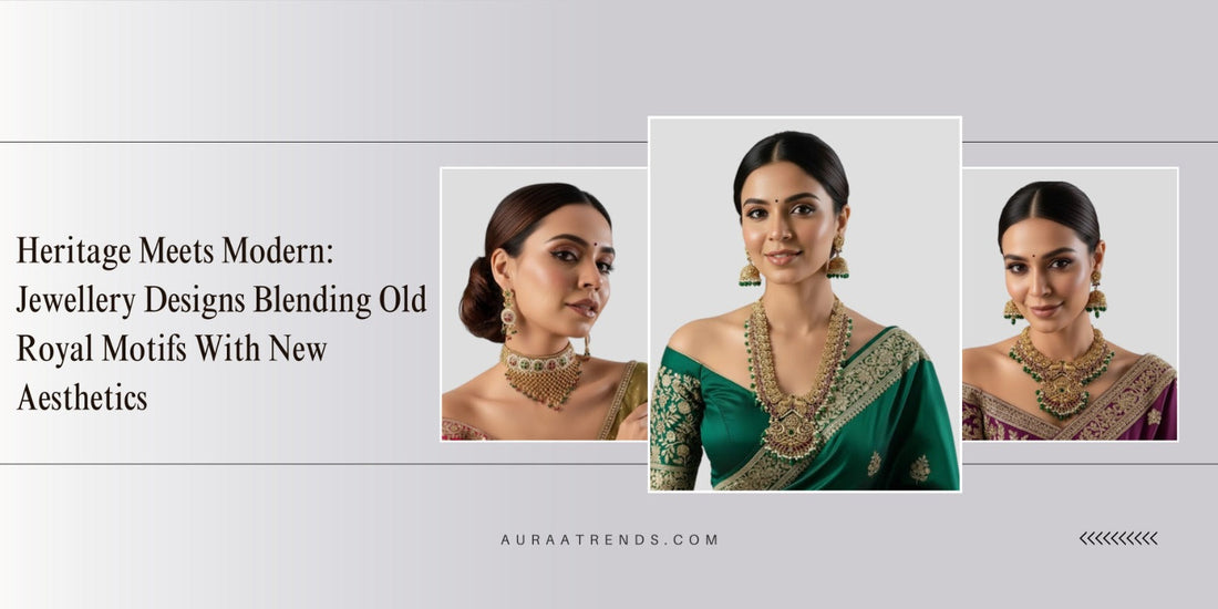 Heritage Meets Modern: Jewellery Designs Blending Old Royal Motifs With New Aesthetics - Auraa Trends