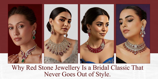 Why Red Stone Jewellery Is a Bridal Classic That Never Goes Out of Style - Auraa Trends