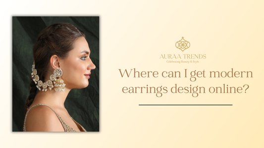 Where can I get modern earrings design online?