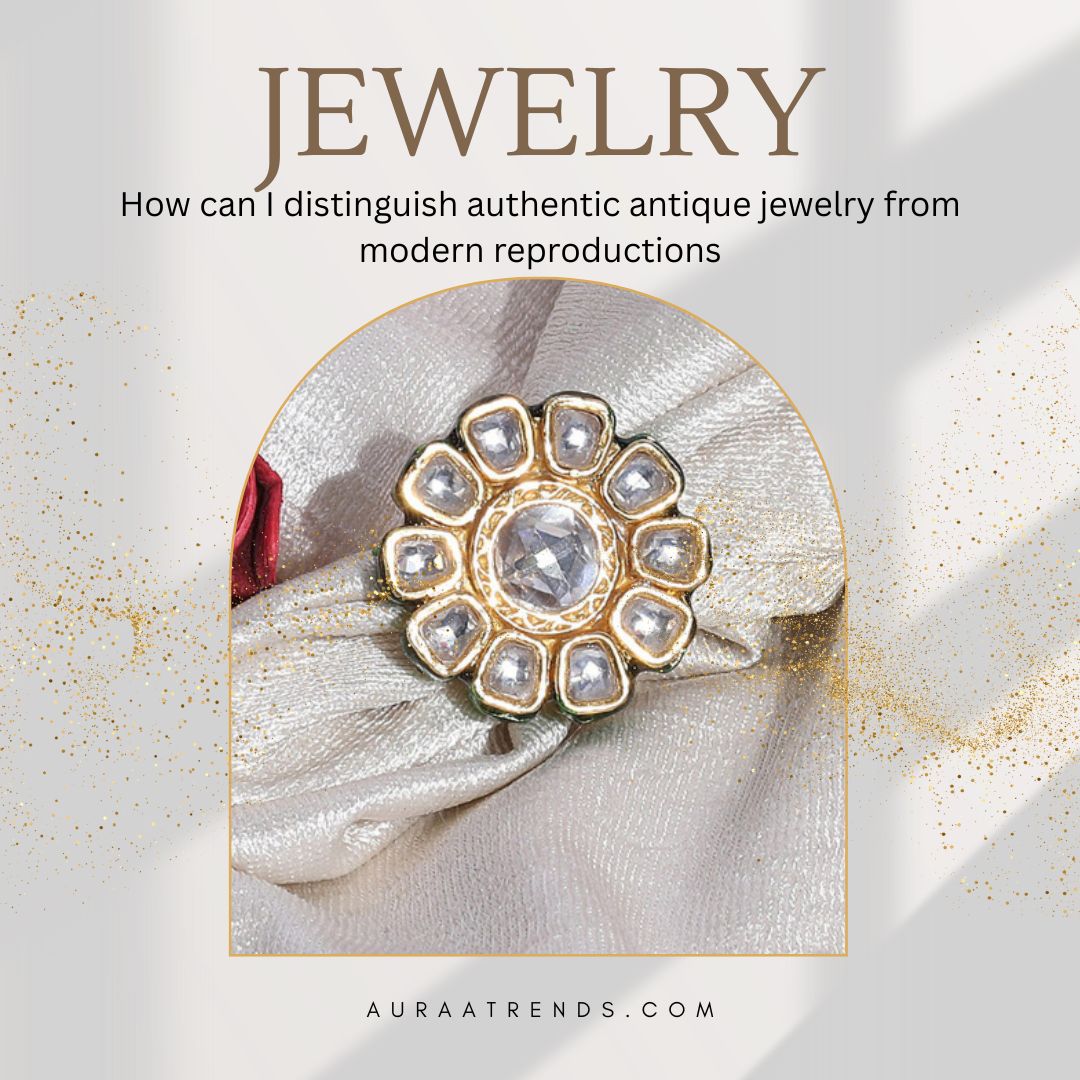 How to Distinguish Authentic Antique Jewelry from Modern Reproductions - Auraa Trends