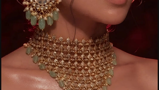 Statement Polki Choker Necklace