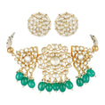 Load image into Gallery viewer, Ornamental Kundan Necklace Set
