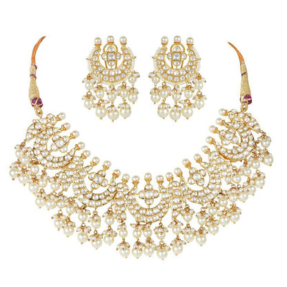 Refined Kundan Necklace Set
