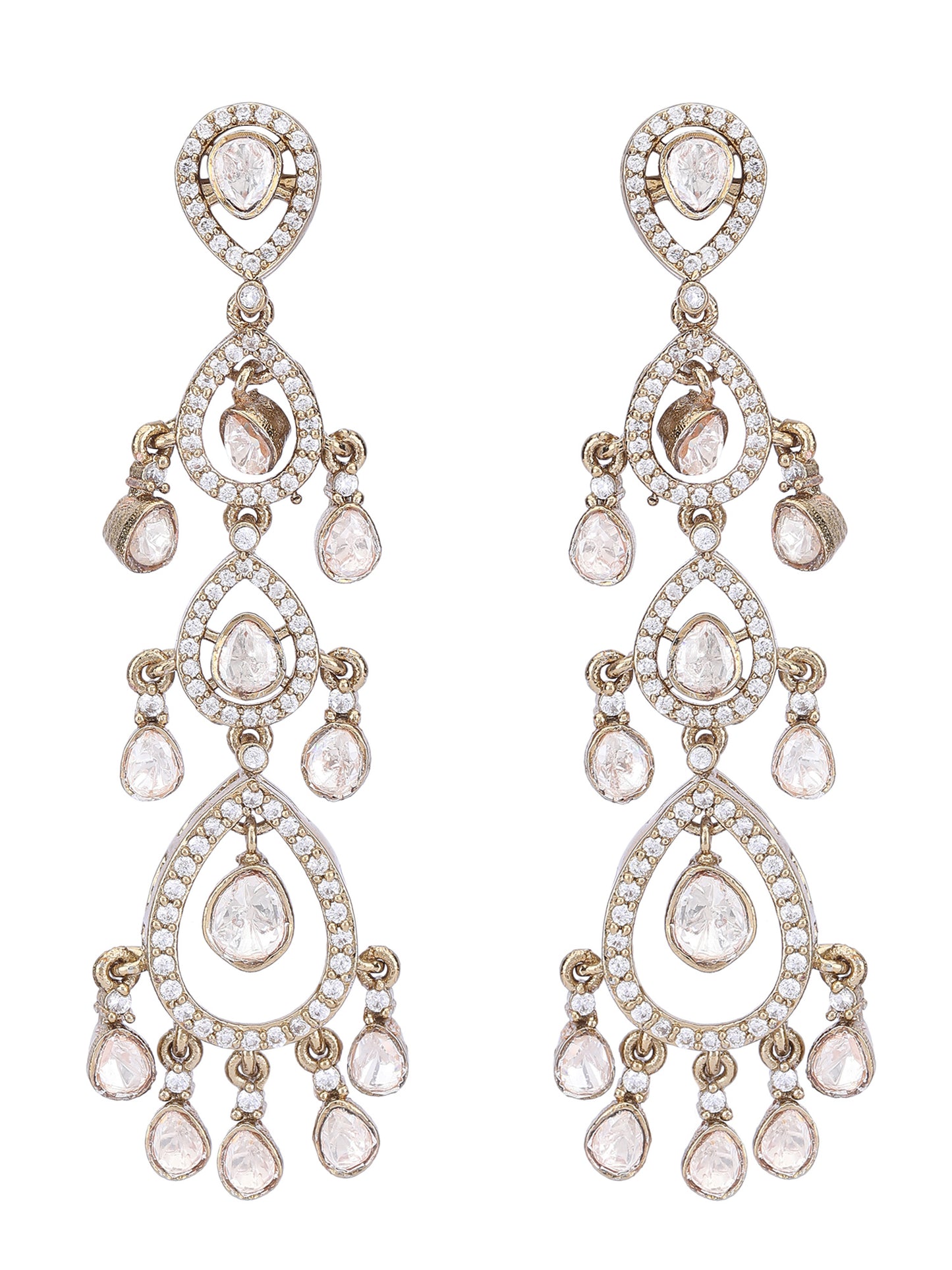 Gold-Plated Classic Drop Earrings