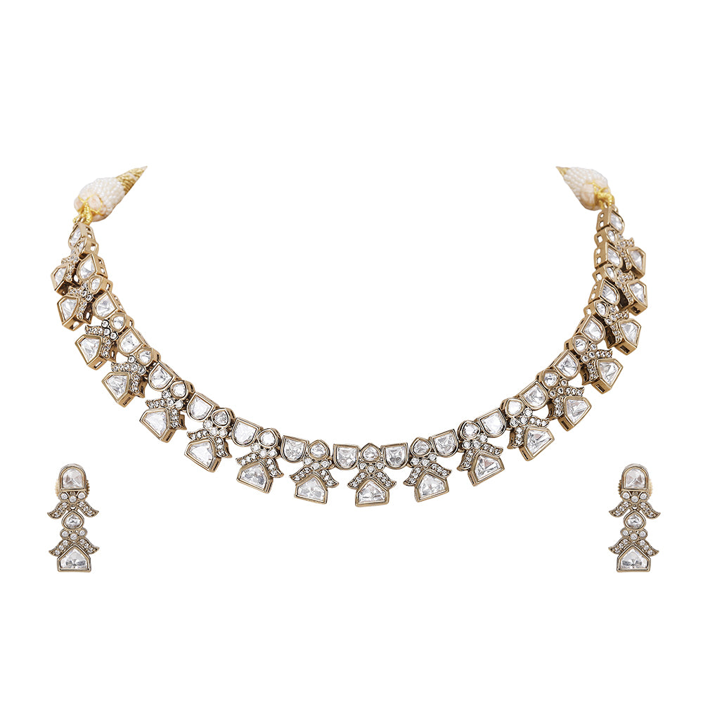 elegant necklace with earrings set For Women & Girls