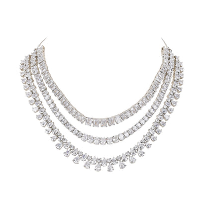 Order bridal diamond necklace set