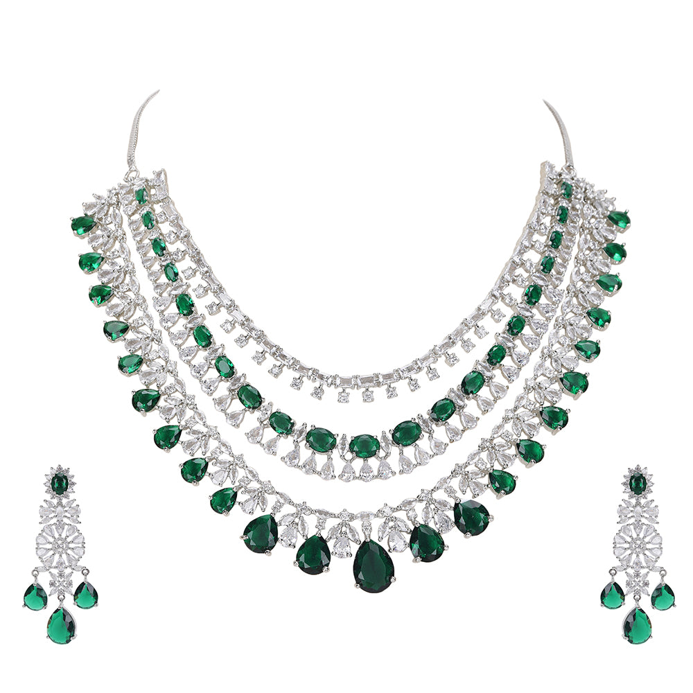 Order necklace set with earrings