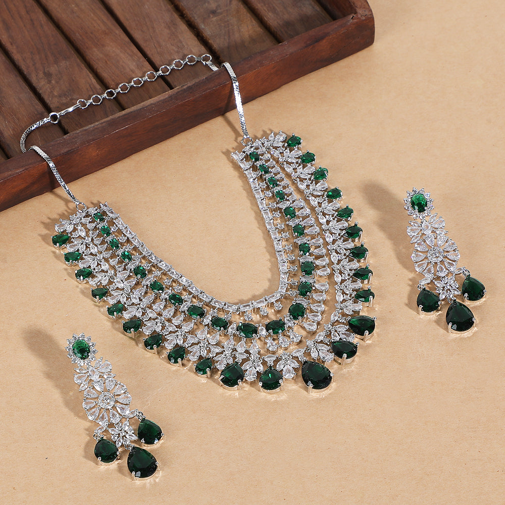 necklace set with earrings